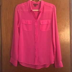 American Eagle semi-sheer blouse